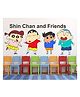 Wallstick Shin Chan And Friends Wallstickers