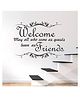 Wallstick Welcome with Quotes wall sticker Vinyl