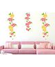 Wallstick Colourful Flowers wall sticker Vinyl