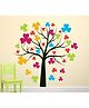 Wallstick Tree with Flowers wall sticker Vinyl