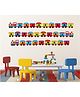 Wallstick Alphabets Train Wallsticker