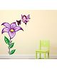 Wallstick Flower Girl With Birds Wallsticker