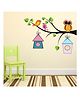 Wallstick Owl Family Wallsticker