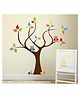 Wallstick Tree With Owl Family Wallstickers