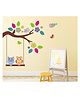 Wallstick Owl Family Tree Wallsticker