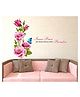 Wallstick Beautiful Flowers With Quotes Wallsticker