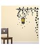 Wallstick Light With Leafs Wallsticker