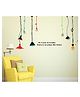 Wallstick Colourful Lights With Quotes Wallsticker
