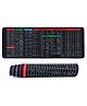MUREN Jumbo Key Board Shortcut Keys learning Anti-Slip Gaming Mouse Pad-80x30cm - Black