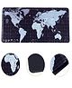 MUREN Jumbo Key Board World map learning Anti-Slip Mouse Pad 80x30cm - Black