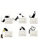 Wallstick Funny Puppies and Cats wall stickers Vinyl