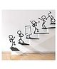 Wallstick Creative Cartoons wallstickers Vinyl