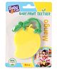 Ratnas Mango Shaped Silicone Teether - Yellow