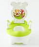 Bear Shaped Baby Potty Training Seat - Green