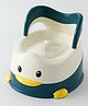 Duck Shaped Baby Potty Seat with Lid - Dark blue