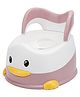Duck Shaped Baby Potty Seat with Lid - Pink