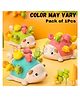 BitFeex Hedgehog plug Learning Montessori Toys Motor Skills Sensory Toys - Color may vary, Pack of 1pcs