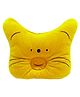 Domenico Baby Soft Neck Support Pillow for Head Shaping Shape Supporter Cat Face Pillow - Yellow