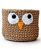 Kind Strings Beige Owl Basket - 250 g