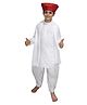 Kaku Fancy Dresses Bal Gangadhar Tilak National Hero Freedom Fighter Costume for Republic Day & Independence Day Theme Costume Set - White
