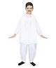 Kaku Fancy Dresses Sardar Vallabh Bhai Patel National Hero Freedom Fighter Republic Day & Independence Day Theme Costume Set - White