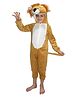 Kaku Fancy Dresses Lion Animal Theme Costume Set - Brown