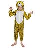 Kaku Fancy Dresses Tiger Animal Theme Costume Set - Yellow