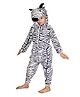 Kaku Fancy Dresses Zebra Animal Theme Costume Set - Black & White