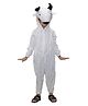 Kaku Fancy Dresses Cow Animal Theme Costume Set - White