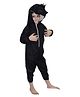 Kaku Fancy Dresses Gorilla Wild Animal Theme Costume Set  - Black
