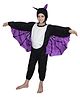 Kaku Fancy Dresses Bat Bird Theme Costume Set - Black & Purple