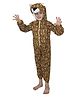 Kaku Fancy Dresses Leopard Wild Animal Theme Costume Set - Brown