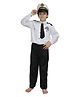 Kaku Fancy Dresses Our Community Helper Pilot Theme Costume Set - White & Black