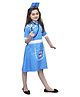Kaku Fancy Dresses Our Community Helper Nurse Theme Costume Set - Blue