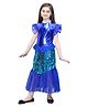 Kaku Fancy Dresses Mermaid Gowns Dress Fairy Tales Theme Costume Set  - Blue