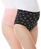 Bella Mama Cotton Elastane High Coverage Printed Panty Set (Colour May Vary)