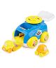 Toysire Cartoon Ejection Car Toy Steering Wheel Press Button with Euphonious Wheel Rattle Sound| Inertial Drive Vehicle Baby Car