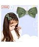 Lykaa Hair Bows for Women, Girls Barrette Hair Clip Ribbon Bows Style Hair Accessories Hair Clip - 1Pcs (Green)