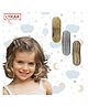 Lykaa Stylish Tic Tac Non-Slip Metal Hair Clip Shimmer Snap For Kid, Women - Pack of 3 Hair Clip (Gold, Silver, Copper)