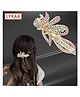 Lykaa Hair Rhinestone Clips, Stylish Peacock Flower Hair Clips Back Pin Women - 1 Pcs Hair Pin (Multicolor)