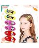 Lykaa Girls Hair Clips cartoon Micky Mini, Unicorn, Hello kitty, Hair Clip - Pack Of 6 Hair Clip (Multicolor)