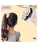 Lykaa Fur Hair Scrunchies Ties Furry Elastic Hair Accessories Rubber Band - Pack Of 3 Multicolor