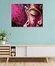 Rangoli Lord Buddha Contemporary Canvas Wall Painting On Cotton Stretched Canvas - L 46 x B 30 x H 5 cm