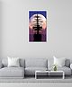Rangoli Moonlight Sailing Canvas Wall Painting On Cotton Stretched Canvas - L 40 x B 61 x H 5 cm