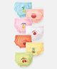 Babyhug 100% Cotton Knit Bloomers with Fruits Print Pack of 7 - Multicolor
