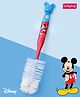 Babyhug Disney Bottle Cleaning Brush with Mickey Mouse Print - Red