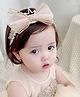 Ziory Princess Crown & Bow Embellished Headband - Pink