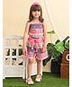 Superminis Sleeveless Aztec Printed Jumpsuit With Belt - Pink