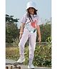 Nap Chief Cotton Little Mermaid Featuring Half Sleeves Ariel Printed Tee & Joggers Set - Lavender