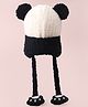 Babyhug Woolen Cap with Pom Pom - Black